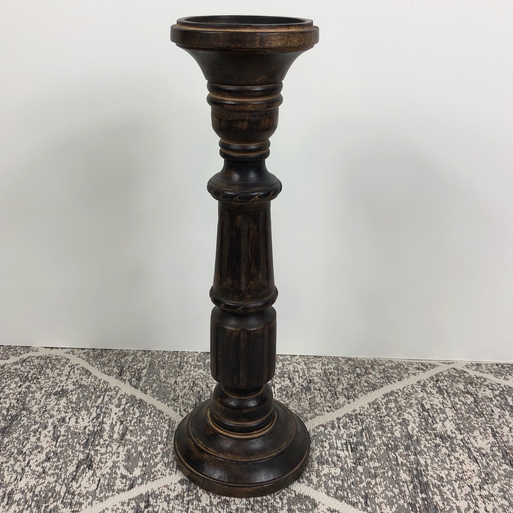 Candlestick Wood Table Top, Mantle Home Décor